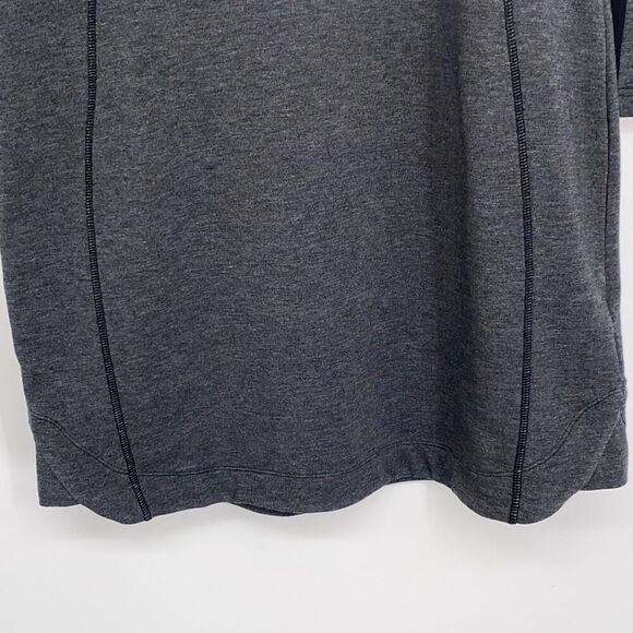 Athleta Dress Size XS‎ Gray Black Color-block OMEGA Long Sleeve Bodycon Knit - Picture 7 of 14